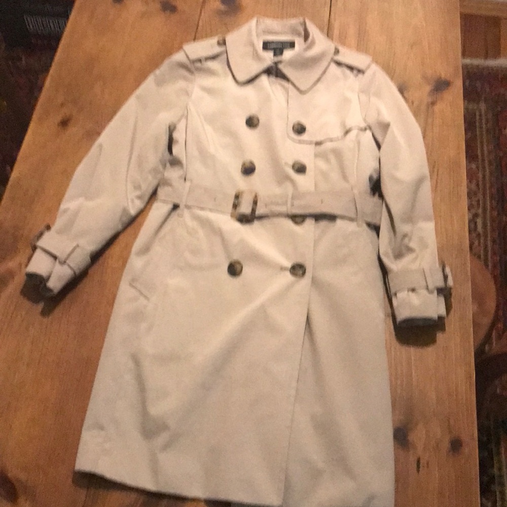 Classic London Fog Double Breasted Trench Coat